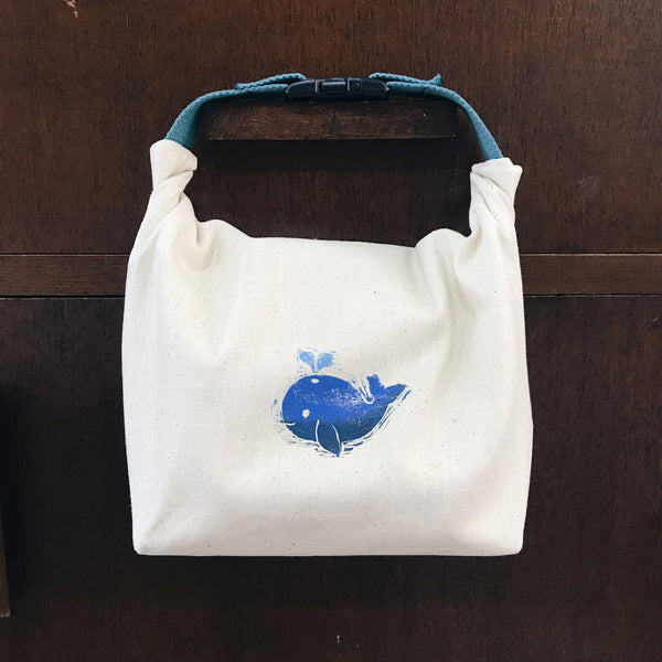 Papa Bear (Level 2) Linocut + Sew "Dumpling Lunch Bag"