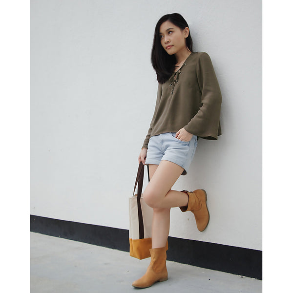 Papa Bear (Level 2) ColourTheory Canvas Tote Bag Sewing Workshop