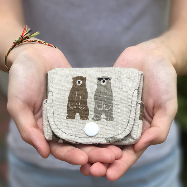 Papa Bear (Level 2) Origami Coin Pouch Sewing Workshop