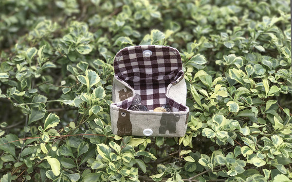 Papa Bear (Level 2) Origami Coin Pouch Sewing Workshop