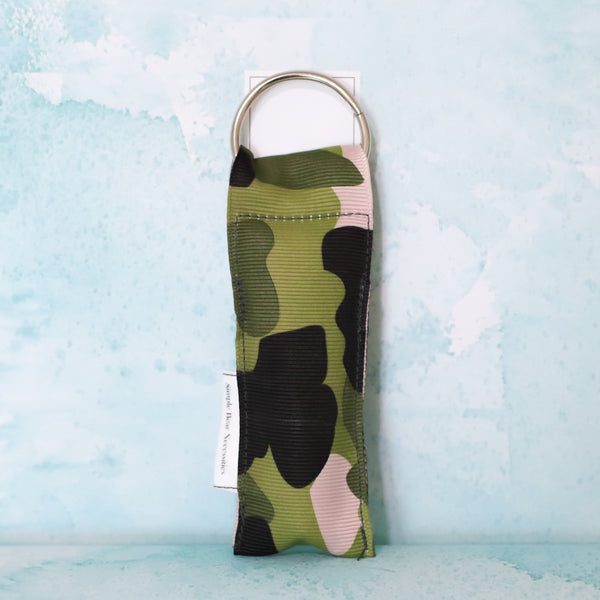 Camo Print Lip Balm Holder