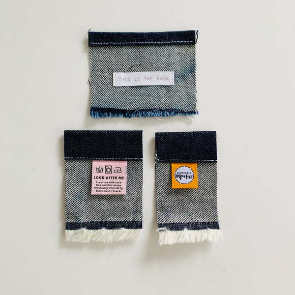 “LOOK AFTER ME” Woven Clothing Labels (Pack of 8)