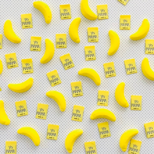 “YO MAMA MADE IT” Woven Clothing Labels (Pack of 8)