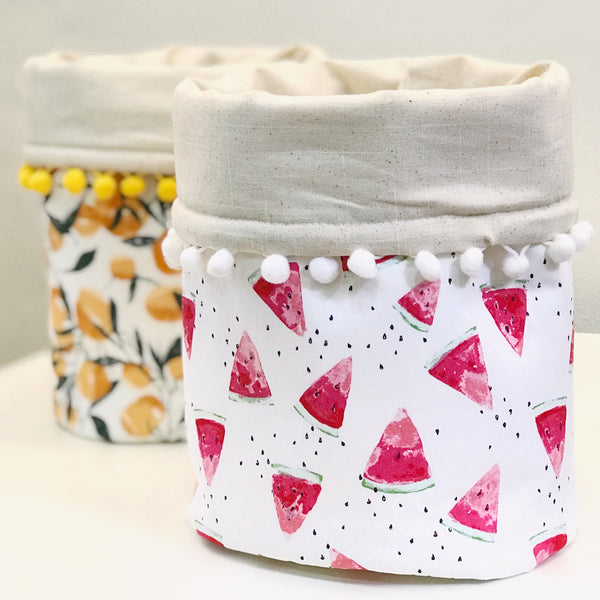 Baby Bear (Level 1) "DIY Home Decor" Pompom Fabric Basket Sewing Workshop