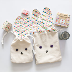 Baby Bear (Level 1) Hunny Bunny Drawstring Gift Pouch Sewing Workshop