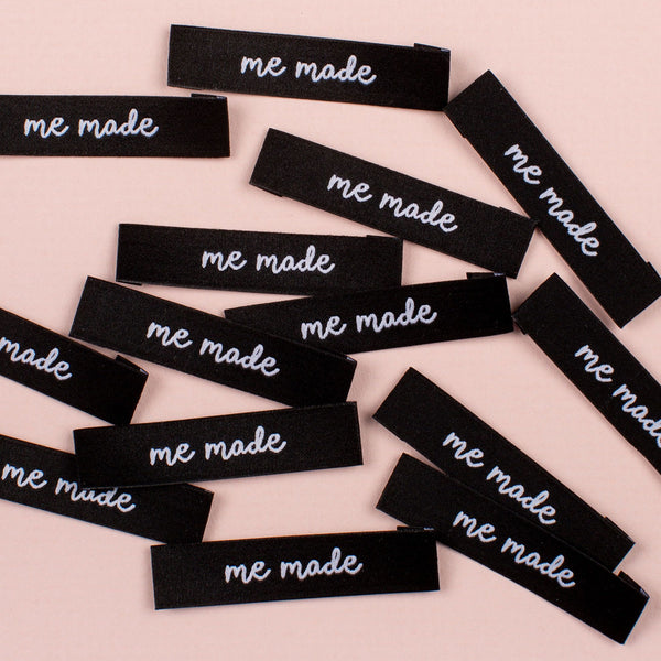 “ME MADE” Woven Clothing Labels (Pack of 8)